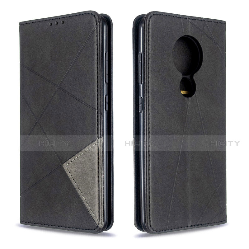 Custodia Portafoglio In Pelle Cover con Supporto L05 per Nokia 7.2 Nero