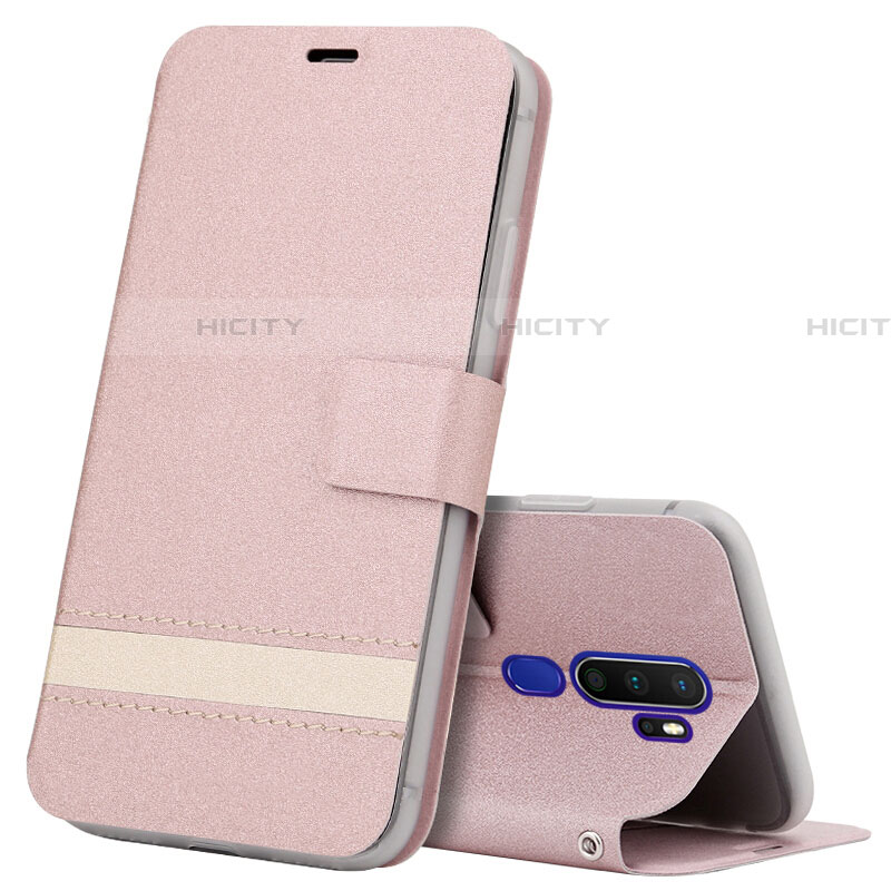 Custodia Portafoglio In Pelle Cover con Supporto L05 per Oppo A5 (2020)