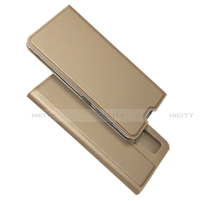 Custodia Portafoglio In Pelle Cover con Supporto L05 per Samsung Galaxy A51 4G Oro