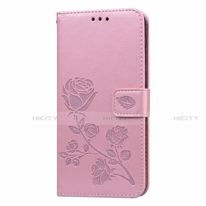 Custodia Portafoglio In Pelle Cover con Supporto L05 per Samsung Galaxy M21s Rosa