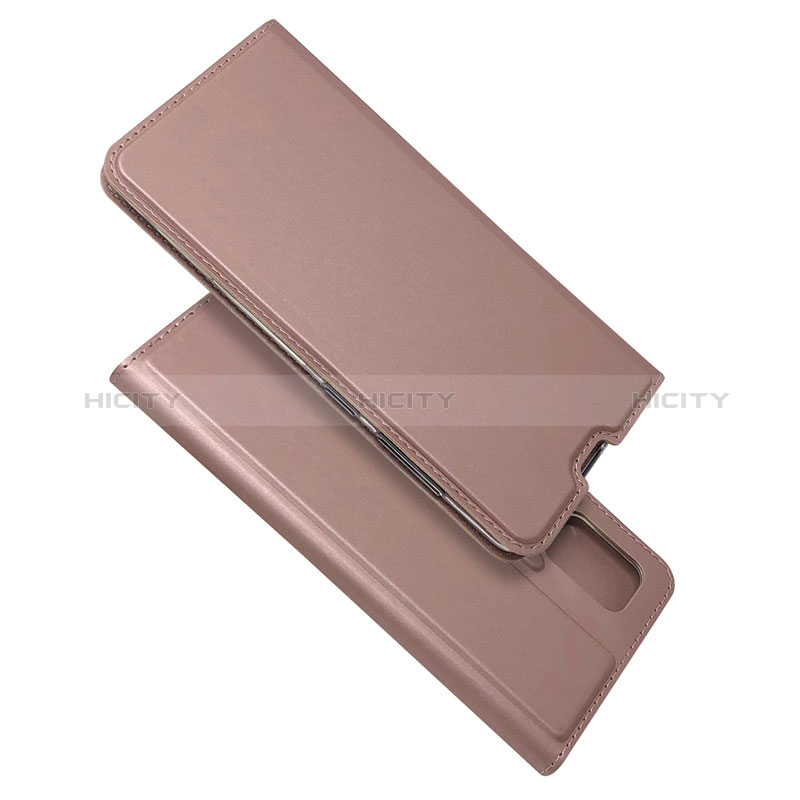 Custodia Portafoglio In Pelle Cover con Supporto L05 per Samsung Galaxy M40S Oro Rosa