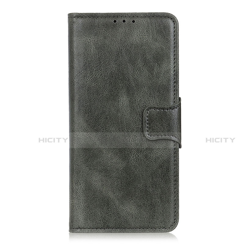 Custodia Portafoglio In Pelle Cover con Supporto L05 per Samsung Galaxy XCover Pro Verde Notte