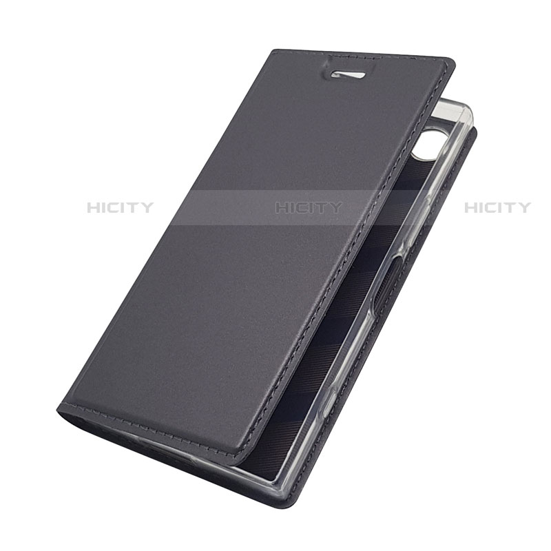 Custodia Portafoglio In Pelle Cover con Supporto L05 per Sony Xperia XZ1 Compact