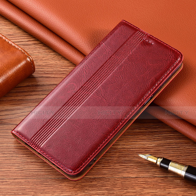 Custodia Portafoglio In Pelle Cover con Supporto L05 per Xiaomi Mi 11 5G Rosso Rosa