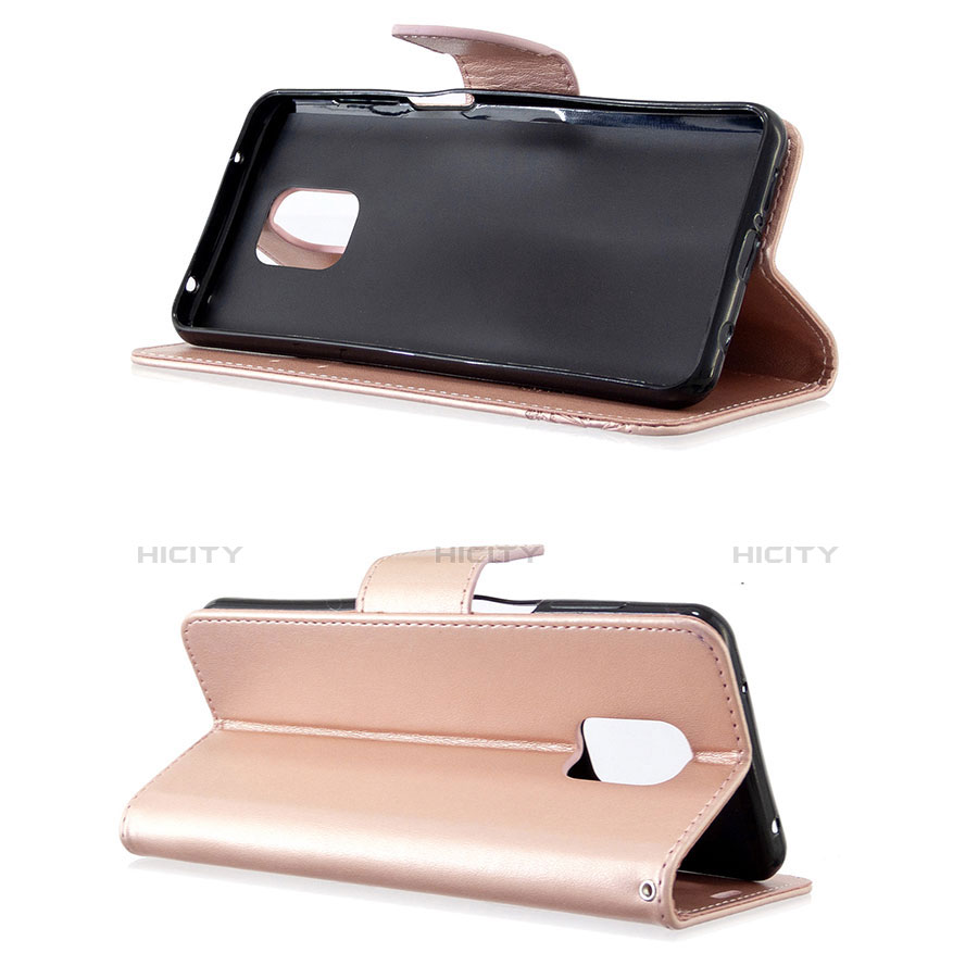 Custodia Portafoglio In Pelle Cover con Supporto L05 per Xiaomi Redmi Note 9 Pro