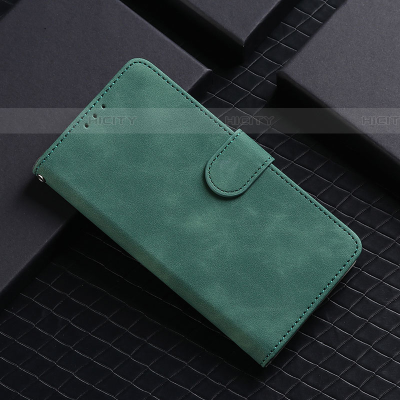 Custodia Portafoglio In Pelle Cover con Supporto L05Z per Samsung Galaxy F62 5G Verde