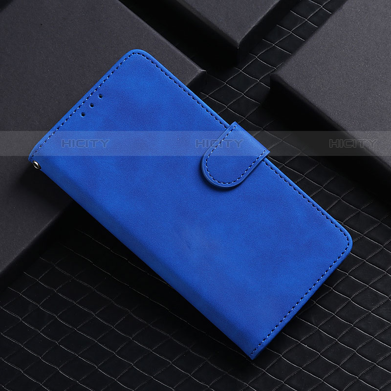 Custodia Portafoglio In Pelle Cover con Supporto L05Z per Samsung Galaxy S21 Ultra 5G Blu