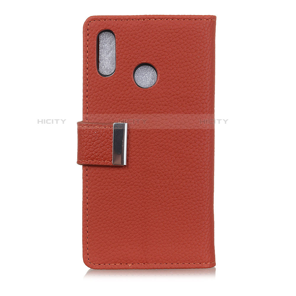Custodia Portafoglio In Pelle Cover con Supporto L06 per Asus Zenfone 5 ZE620KL Rosso Rosa