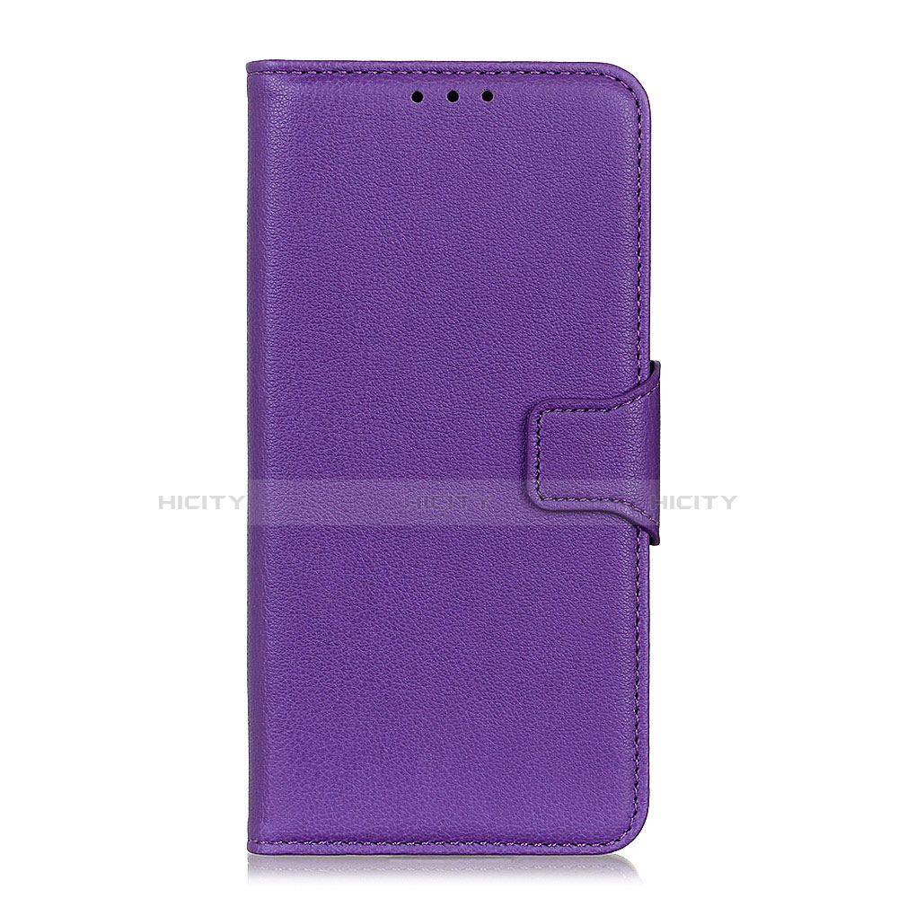 Custodia Portafoglio In Pelle Cover con Supporto L06 per Huawei Honor 30 Viola