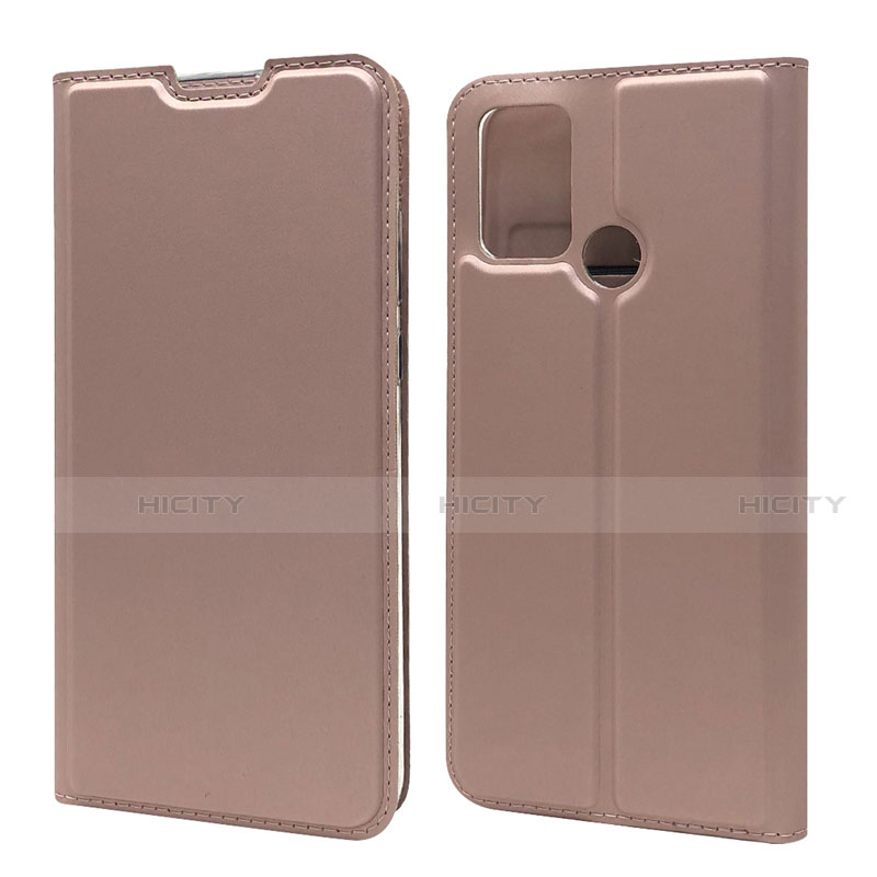 Custodia Portafoglio In Pelle Cover con Supporto L06 per Huawei Honor 9A Oro Rosa