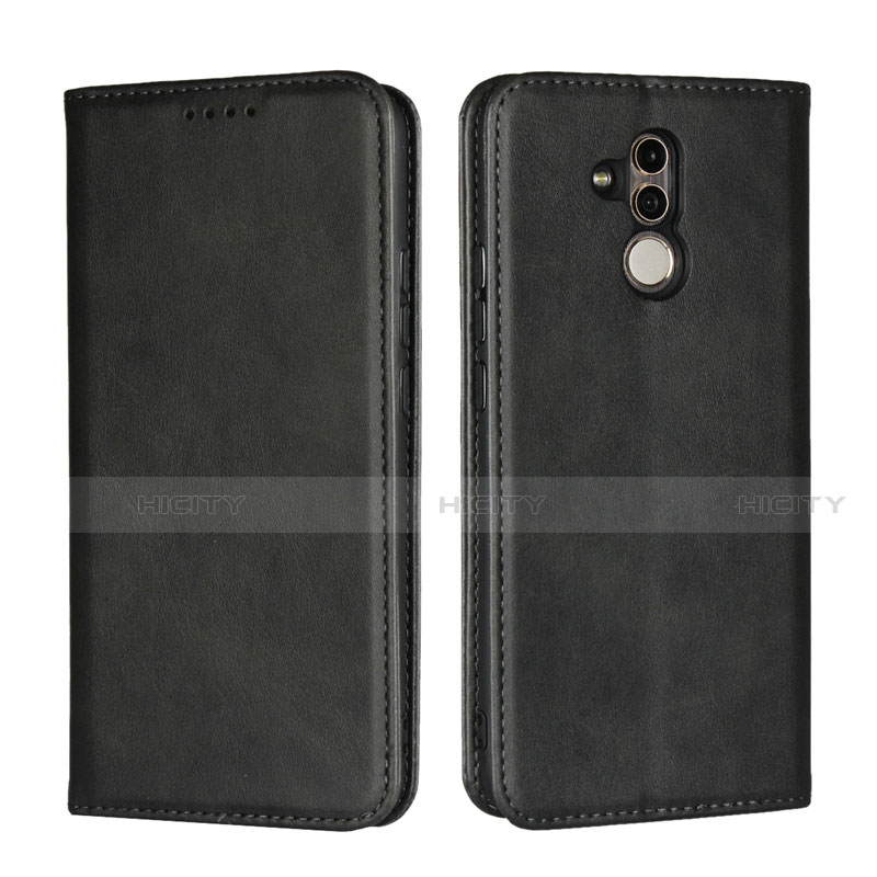 Custodia Portafoglio In Pelle Cover con Supporto L06 per Huawei Mate 20 Lite Nero