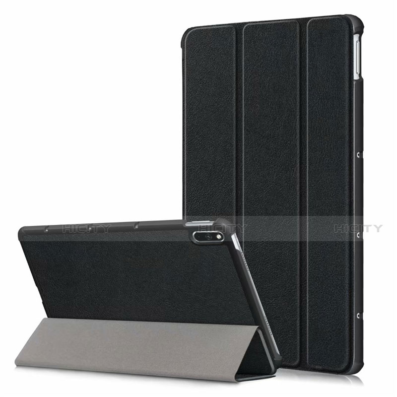 Custodia Portafoglio In Pelle Cover con Supporto L06 per Huawei MatePad Nero