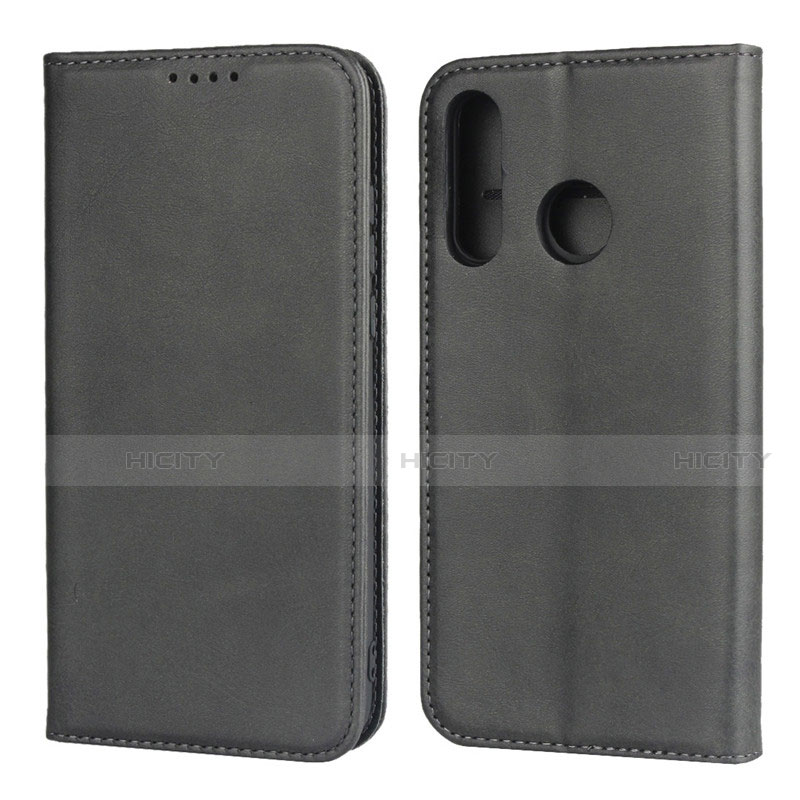 Custodia Portafoglio In Pelle Cover con Supporto L06 per Huawei Nova 4e Nero