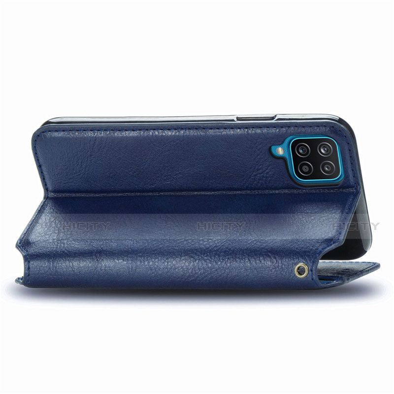 Custodia Portafoglio In Pelle Cover con Supporto L06 per Samsung Galaxy A12