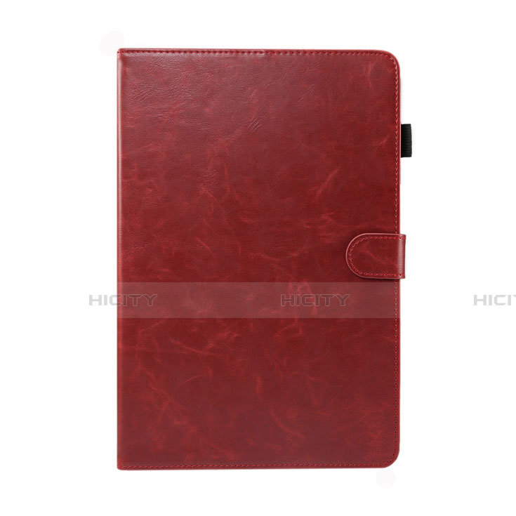 Custodia Portafoglio In Pelle Cover con Supporto L06 per Samsung Galaxy Tab S5e 4G 10.5 SM-T725 Rosso Rosa