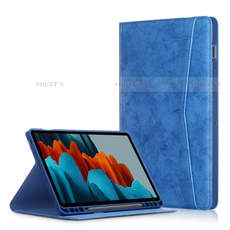 Custodia Portafoglio In Pelle Cover con Supporto L06 per Samsung Galaxy Tab S7 4G 11 SM-T875