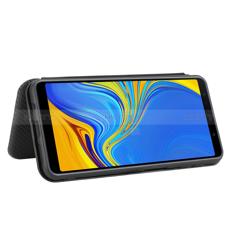 Custodia Portafoglio In Pelle Cover con Supporto L06Z per Samsung Galaxy A7 (2018) A750