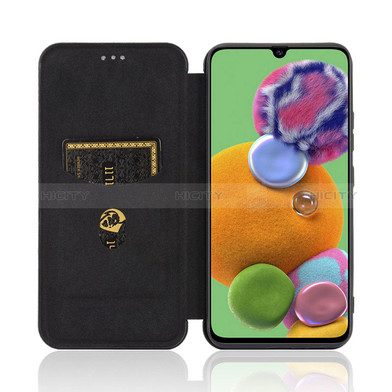 Custodia Portafoglio In Pelle Cover con Supporto L06Z per Samsung Galaxy A90 5G