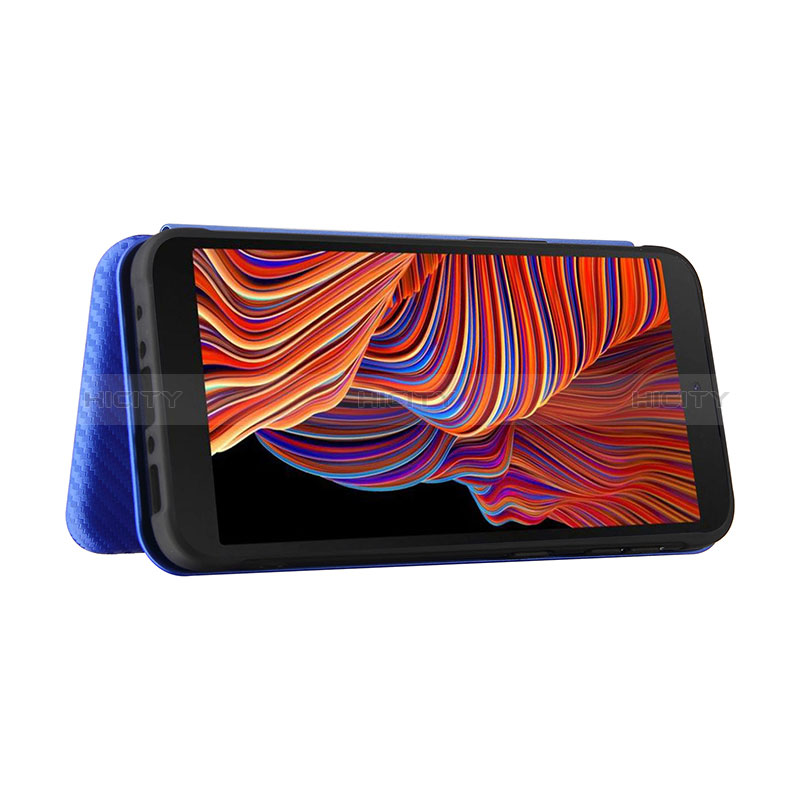 Custodia Portafoglio In Pelle Cover con Supporto L06Z per Samsung Galaxy XCover 5 SM-G525F