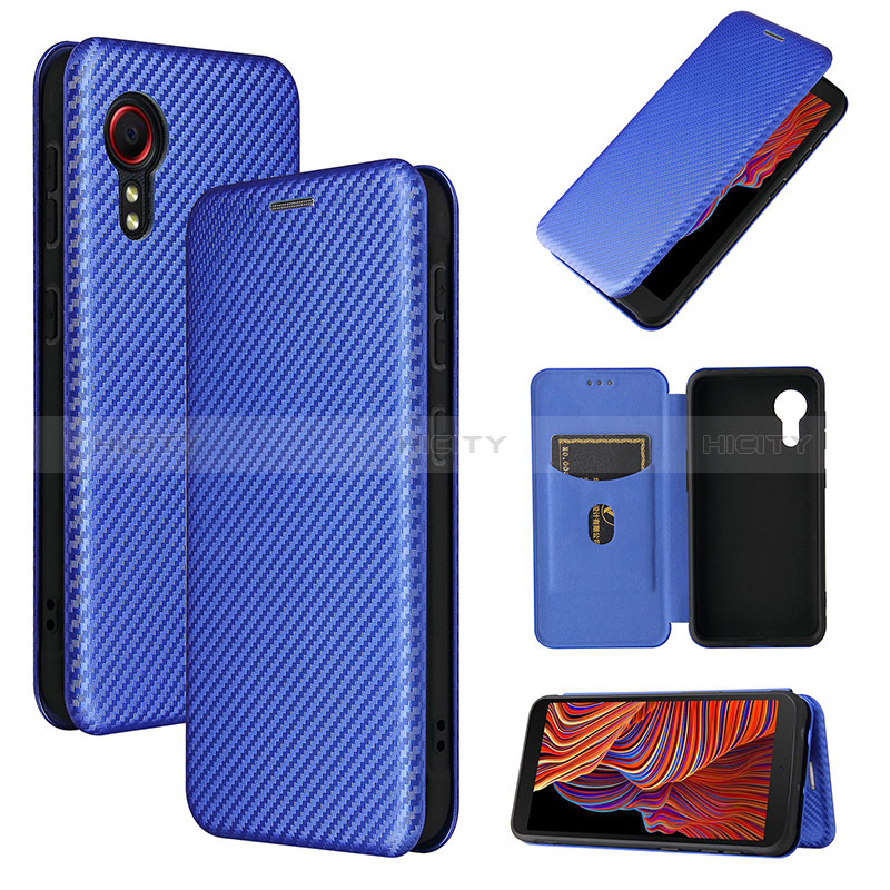 Custodia Portafoglio In Pelle Cover con Supporto L06Z per Samsung Galaxy XCover 5 SM-G525F