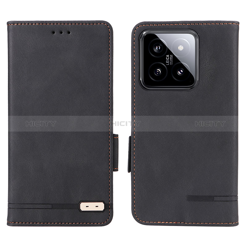 Custodia Portafoglio In Pelle Cover con Supporto L06Z per Xiaomi Mi 14 Pro 5G Nero