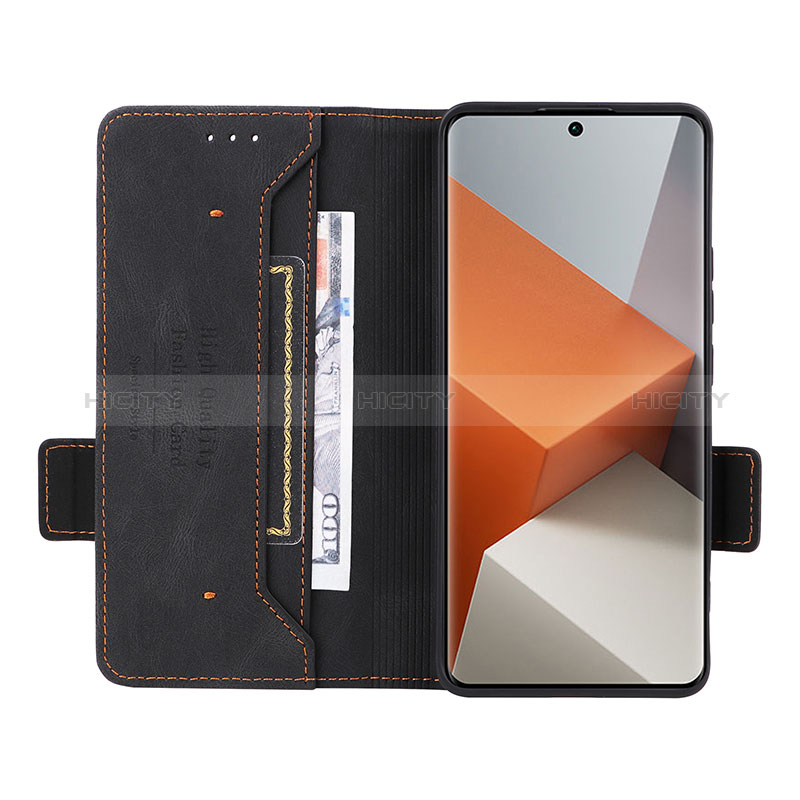 Custodia Portafoglio In Pelle Cover con Supporto L06Z per Xiaomi Redmi Note 13 Pro+ Plus 5G
