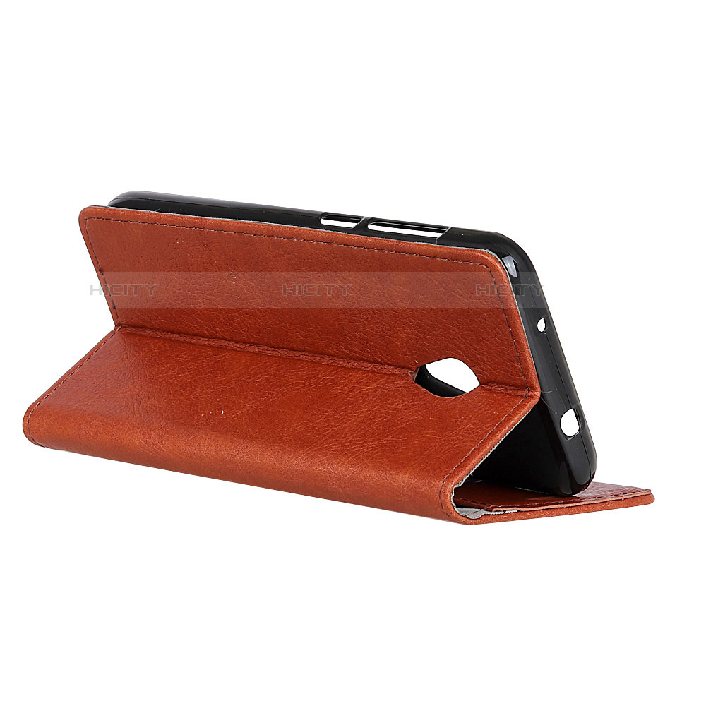 Custodia Portafoglio In Pelle Cover con Supporto L07 per Alcatel 1X (2019)