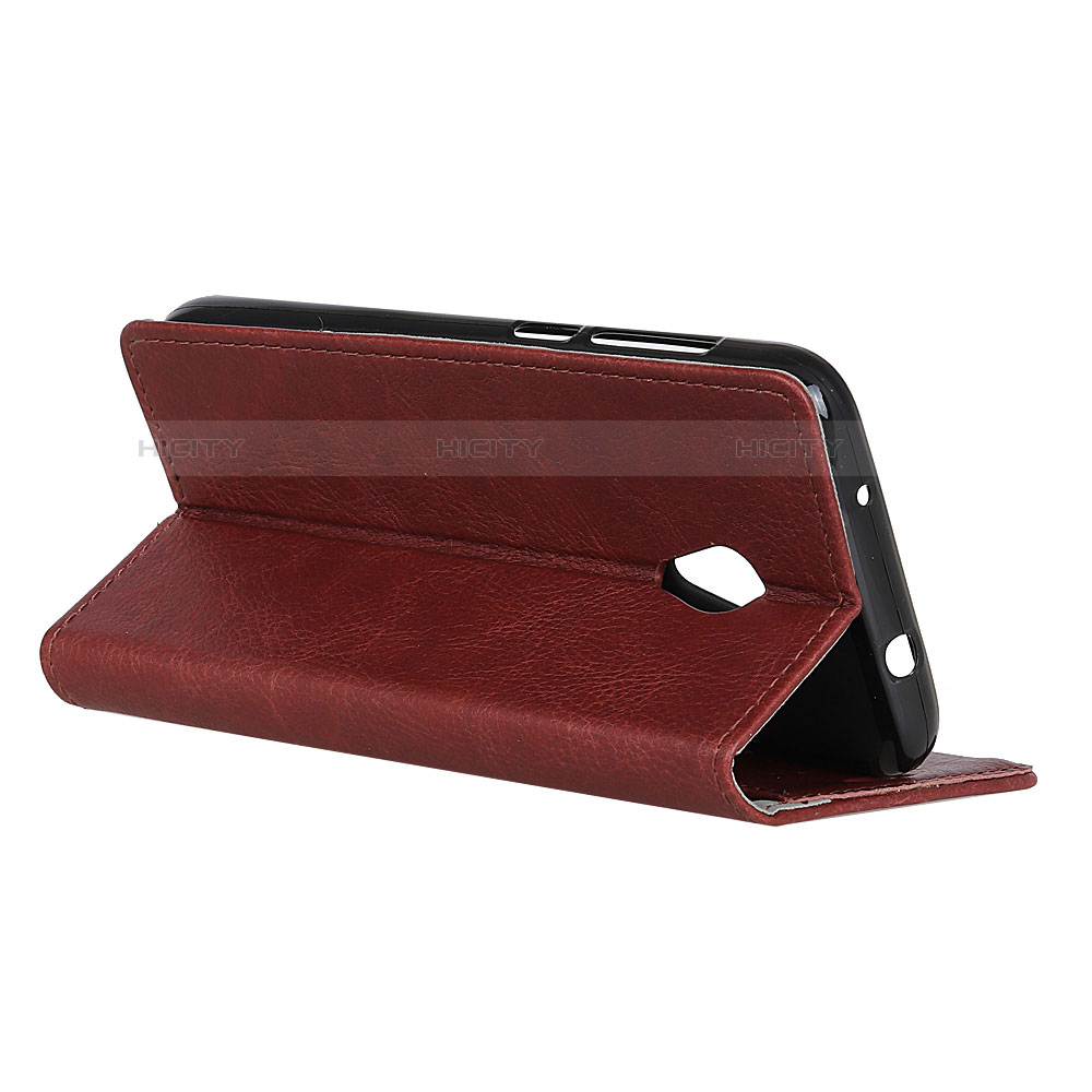 Custodia Portafoglio In Pelle Cover con Supporto L07 per Alcatel 1X (2019)