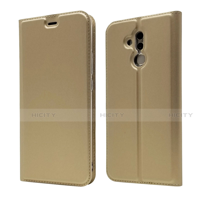 Custodia Portafoglio In Pelle Cover con Supporto L07 per Huawei Mate 20 Lite Oro