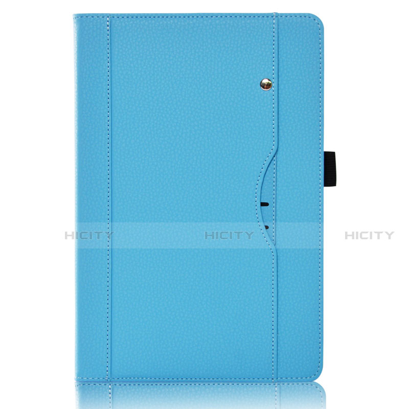 Custodia Portafoglio In Pelle Cover con Supporto L07 per Huawei MediaPad M6 8.4 Cielo Blu