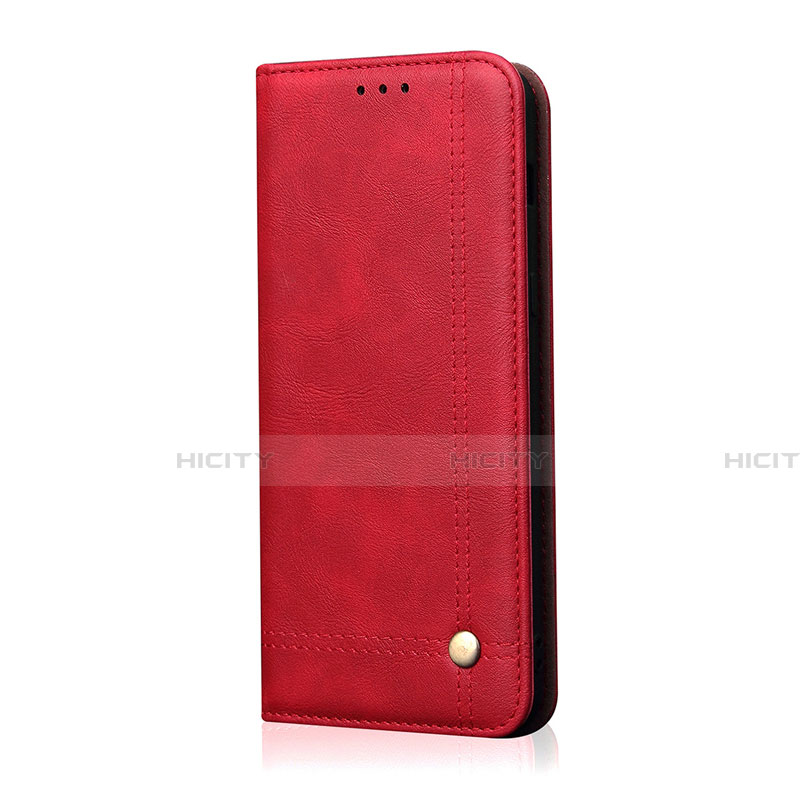 Custodia Portafoglio In Pelle Cover con Supporto L07 per Huawei Nova 7i Rosso