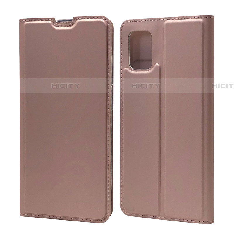 Custodia Portafoglio In Pelle Cover con Supporto L07 per Samsung Galaxy A71 5G Oro Rosa