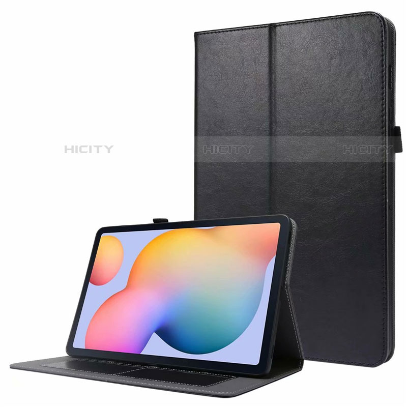 Custodia Portafoglio In Pelle Cover con Supporto L07 per Samsung Galaxy Tab S7 4G 11 SM-T875 Nero