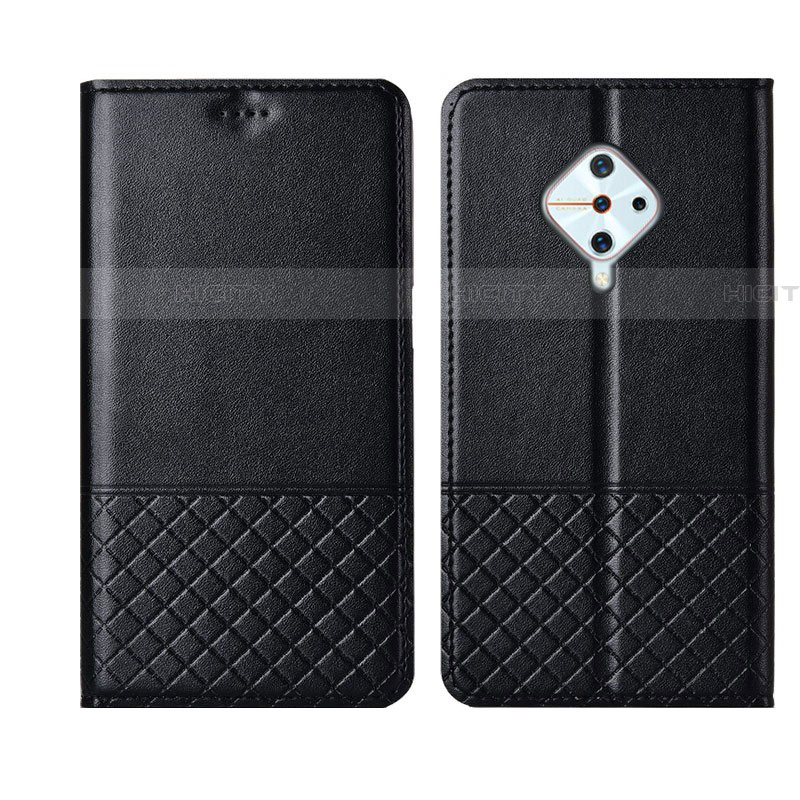 Custodia Portafoglio In Pelle Cover con Supporto L07 per Vivo X50 Lite Nero
