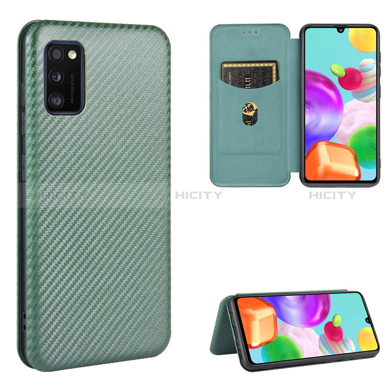 Custodia Portafoglio In Pelle Cover con Supporto L07Z per Samsung Galaxy A41