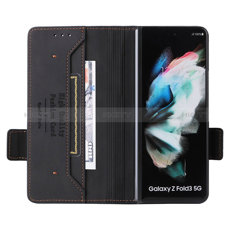 Custodia Portafoglio In Pelle Cover con Supporto L07Z per Samsung Galaxy Z Fold3 5G