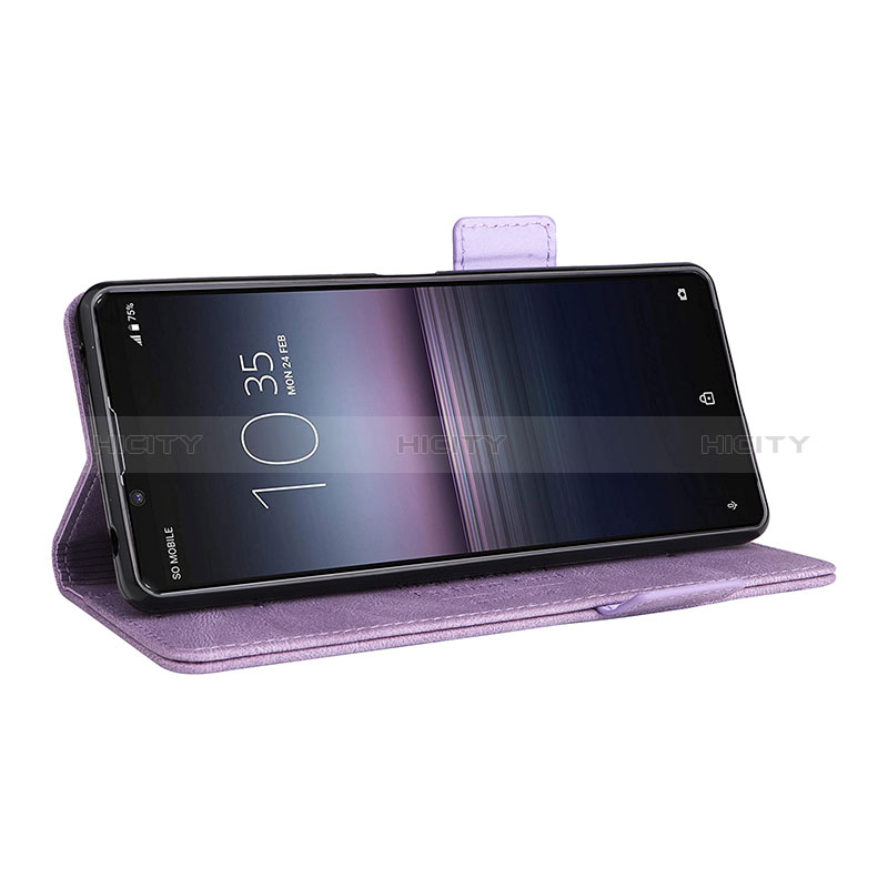 Custodia Portafoglio In Pelle Cover con Supporto L07Z per Sony Xperia 1 II