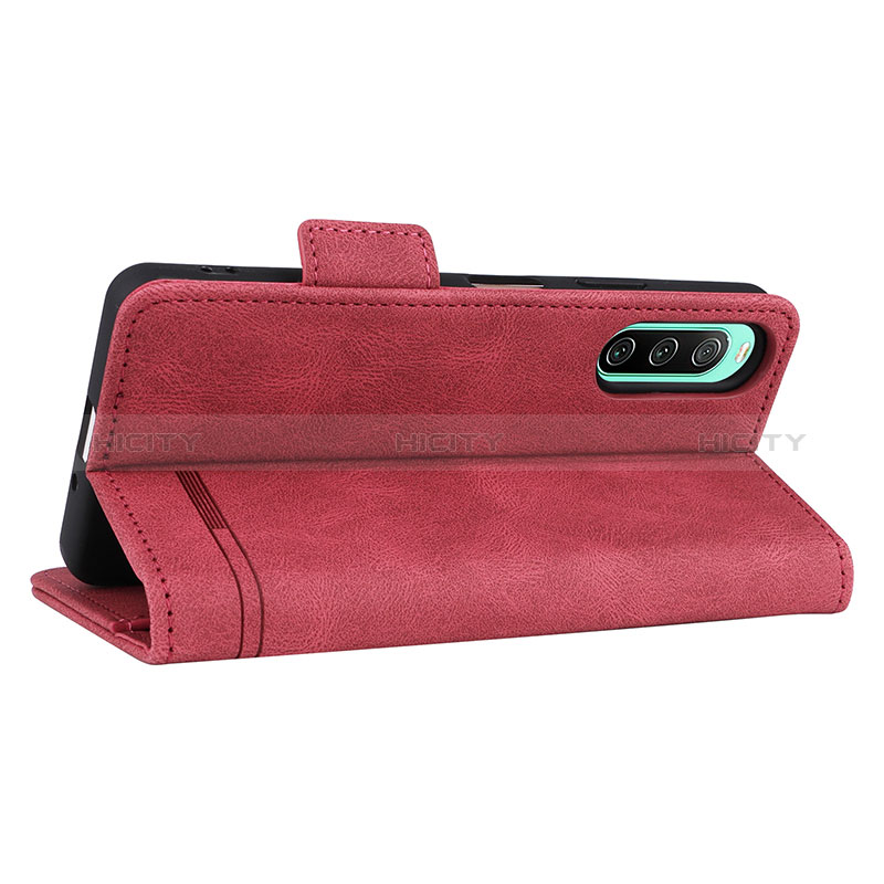 Custodia Portafoglio In Pelle Cover con Supporto L07Z per Sony Xperia 10 IV