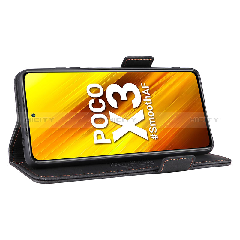 Custodia Portafoglio In Pelle Cover con Supporto L07Z per Xiaomi Poco X3 NFC