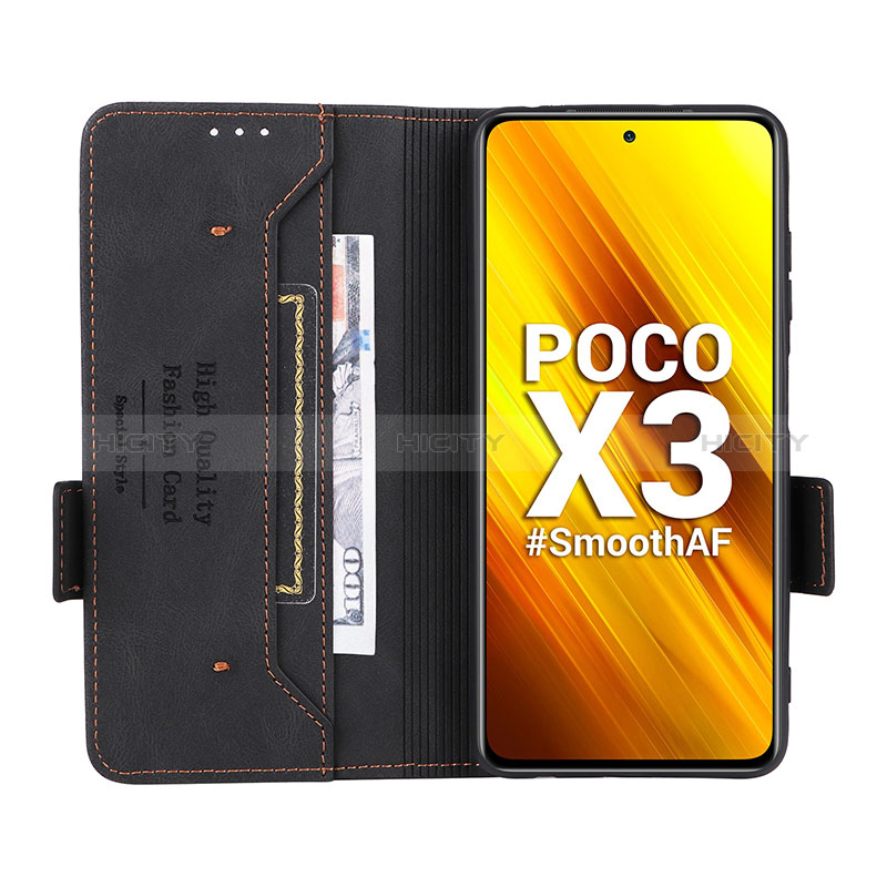 Custodia Portafoglio In Pelle Cover con Supporto L07Z per Xiaomi Poco X3 NFC