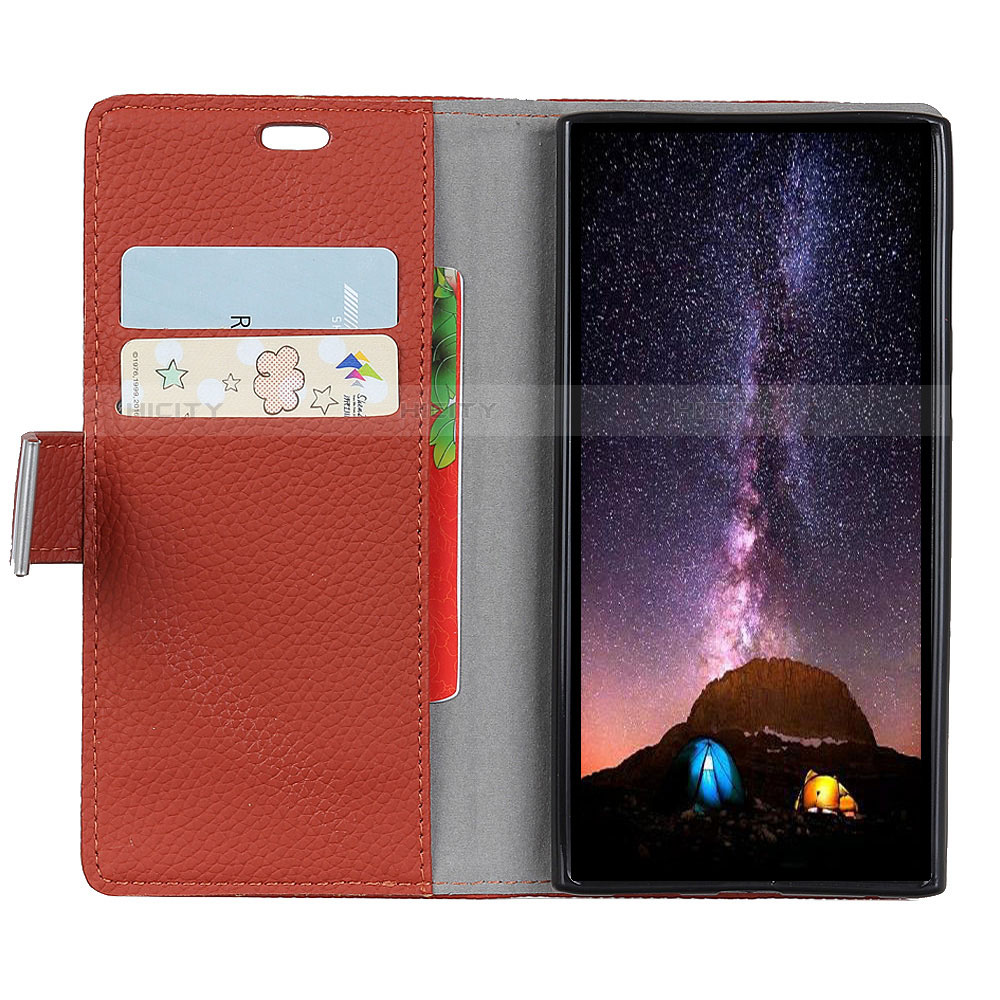 Custodia Portafoglio In Pelle Cover con Supporto L08 per Alcatel 1X (2019)