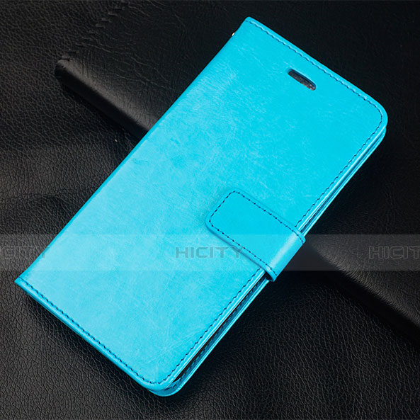 Custodia Portafoglio In Pelle Cover con Supporto L08 per Huawei Honor 10 Lite Cielo Blu