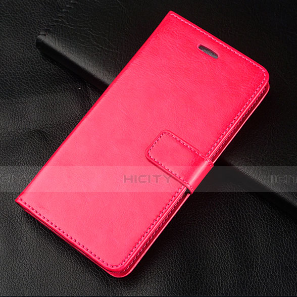 Custodia Portafoglio In Pelle Cover con Supporto L08 per Huawei Honor 10 Lite Rosa Caldo