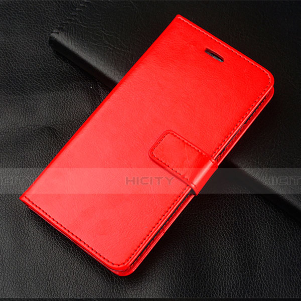 Custodia Portafoglio In Pelle Cover con Supporto L08 per Huawei Honor 10 Lite Rosso