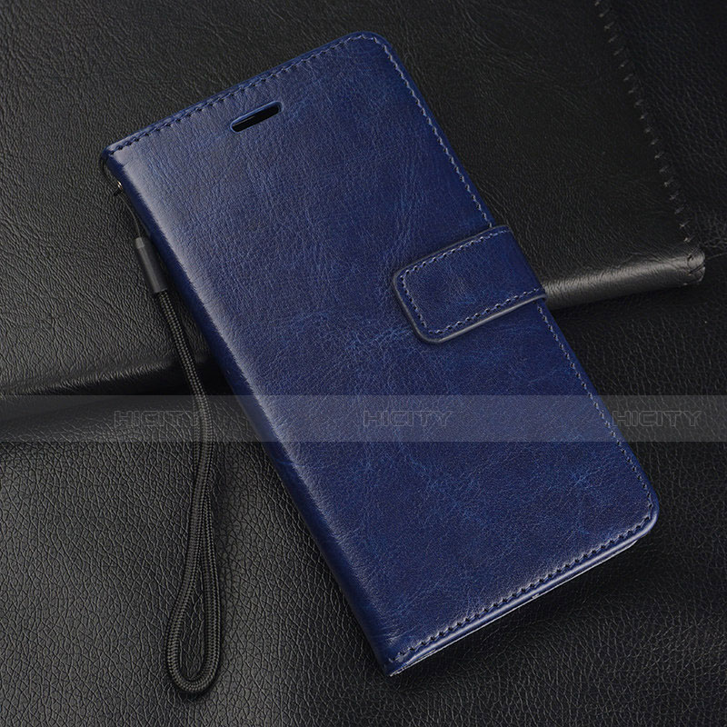Custodia Portafoglio In Pelle Cover con Supporto L08 per Huawei Mate 20 Lite Blu