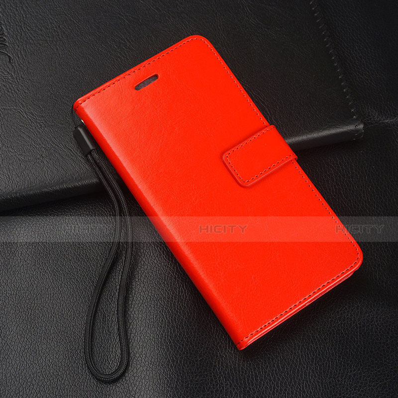Custodia Portafoglio In Pelle Cover con Supporto L08 per Huawei Mate 20 Lite Rosso
