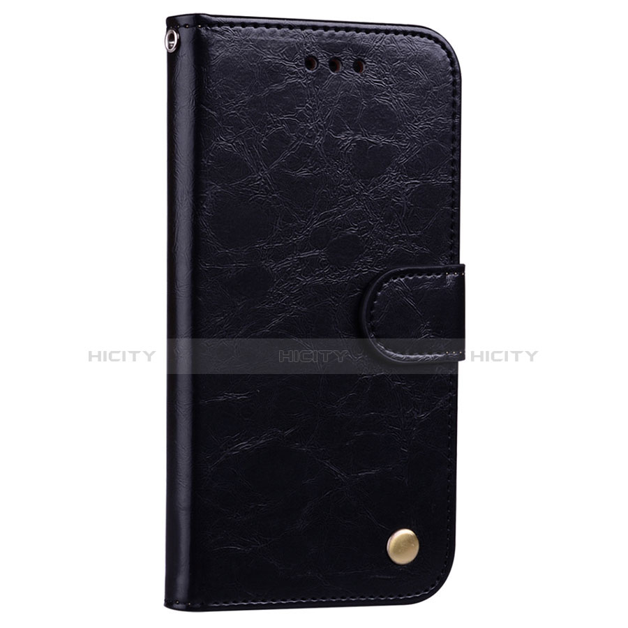 Custodia Portafoglio In Pelle Cover con Supporto L08 per Huawei P20 Pro Nero