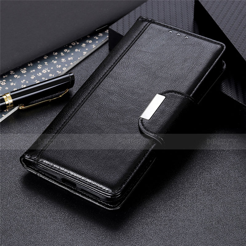 Custodia Portafoglio In Pelle Cover con Supporto L08 per Xiaomi Mi Note 10 Lite Nero