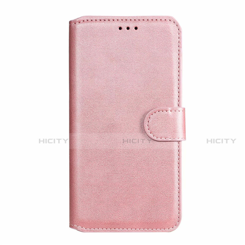 Custodia Portafoglio In Pelle Cover con Supporto L08 per Xiaomi Poco M2 Pro Oro Rosa