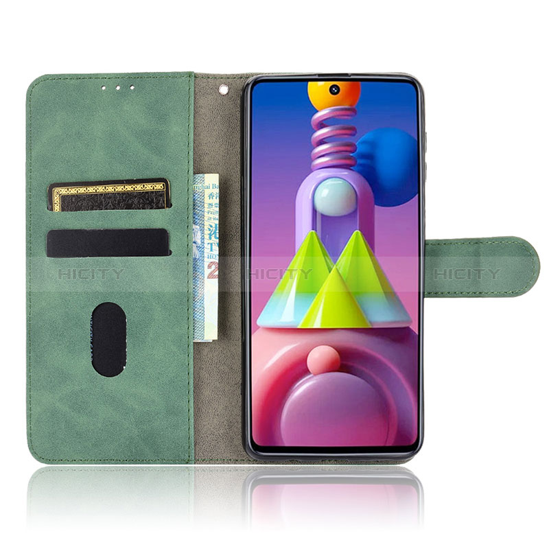 Custodia Portafoglio In Pelle Cover con Supporto L08Z per Samsung Galaxy M51